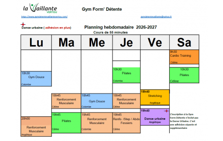 C'est la Rentrée ! Les cours commencent le lundi 7 septembre 2026 !