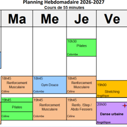 C'est la Rentrée ! Les cours commencent le lundi 7 septembre 2026 !